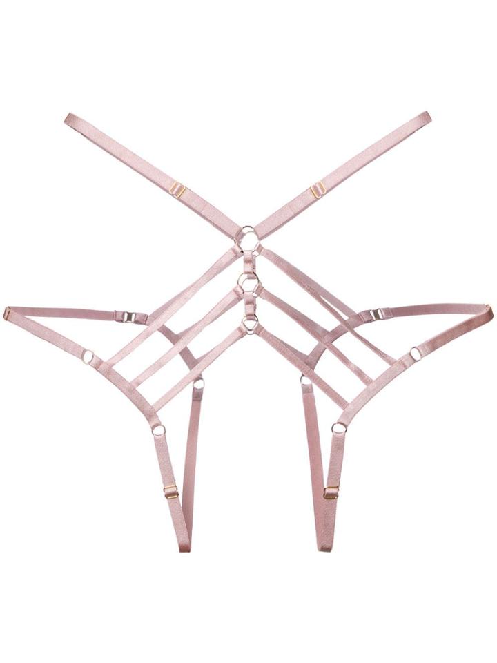 Bordelle Strappy Harness - Pink