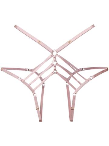 Bordelle Strappy Harness - Pink