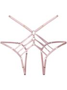 Bordelle Strappy Harness - Pink