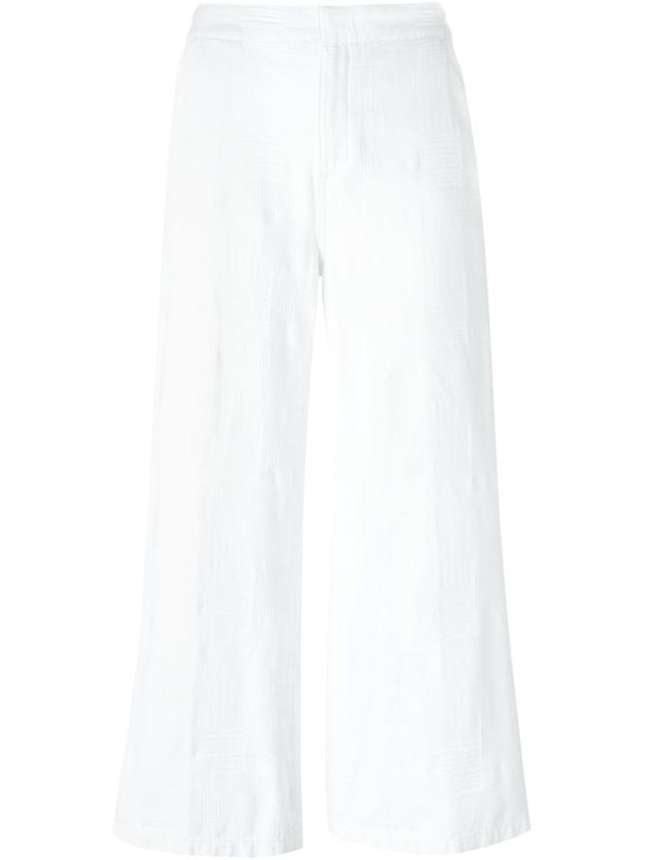 Tory Burch 'jodie' Trousers, Women's, Size: 29, White, Cotton