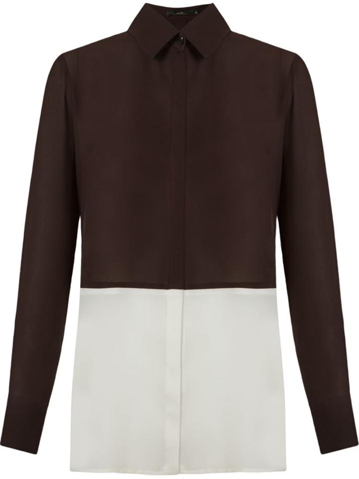 Andrea Marques Panelled Hem Shirt