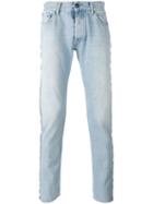 Palm Angels - Trimmed Skinny Jeans - Men - Cotton/polyester - 29, Blue, Cotton/polyester