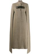Ssheena Wool Cape Coat - Neutrals