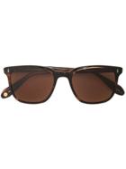 Garrett Leight Emperor Square Frame Sunglasses - Brown