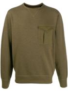 Rag & Bone Chest Pocket Detail Sweatshirt - Green