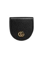 Gucci Gg Marmont Leather Coin Case - Black