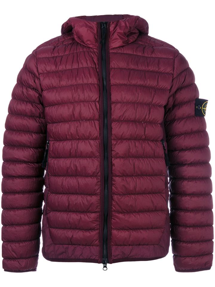 Stone Island Classic Padded Jacket - Red