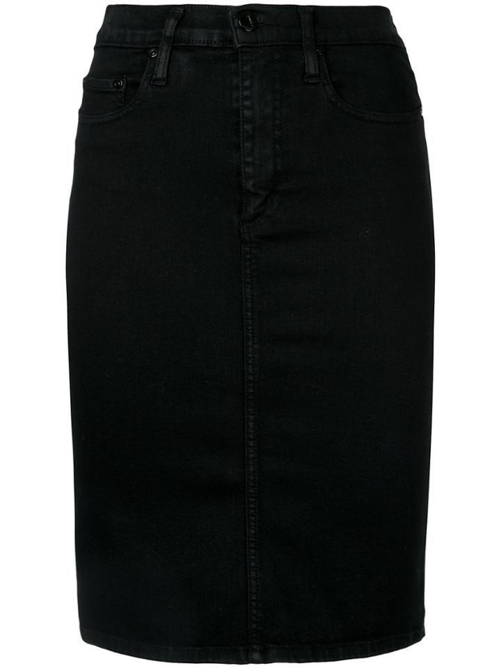Nobody Denim Siren Pencil Skirt Attraction - Black