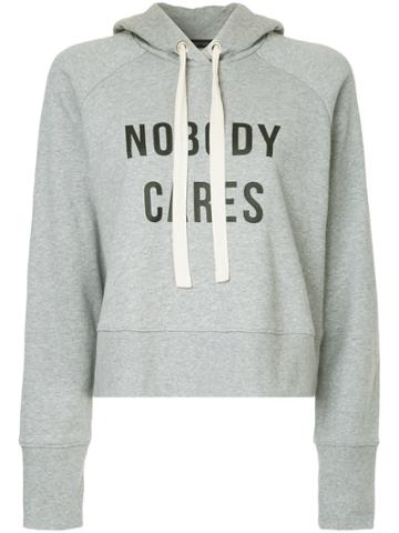 Nobody Denim Nobody Cares Hoody Cinder - Grey