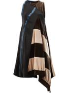 Koché Double Patterned Asymmetric Dress - Multicolour