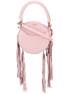 Salar Fringed Small Tote Bag - Pink & Purple