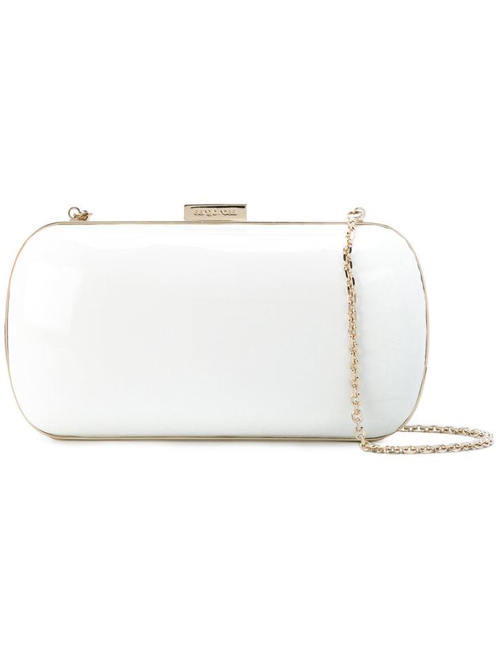 Sergio Rossi - Small Clutch - Women - Leather/metal (other) - One Size, Women's, White, Leather/metal (other)