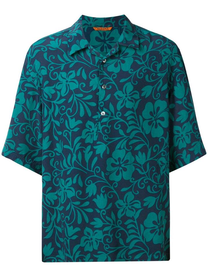 Barena Floral Print Shirt - Green