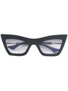 Dita Eyewear Erasur Pointed Sunglasses - Black