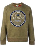 Kenzo 'please Stay' Sweatshirt, Men's, Size: Medium, Green, Cotton