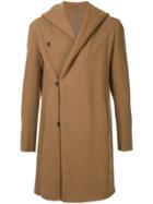 Kazuyuki Kumagai Wrap Style Coat - Brown