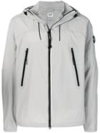 Cp Company Zipped Hooded Jacket - Grey