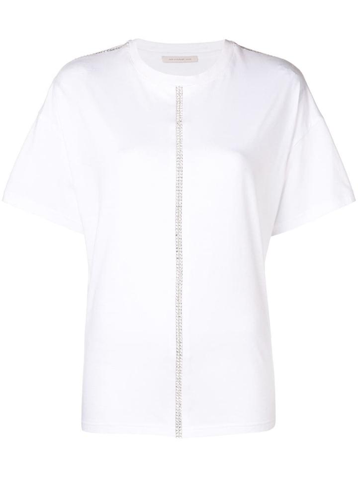 Christopher Kane Crystal Embellished T-shirt - White