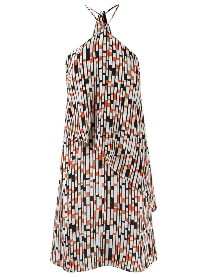 Andrea Marques Printed Tunic, Women's, Size: 36, White, Silk