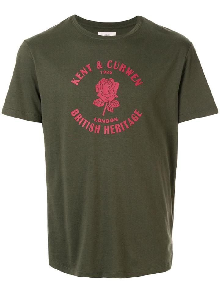 Kent & Curwen Printed Logo T-shirt - Green