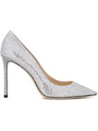 Jimmy Choo Romy Pumps, Women's, Size: 36, Grey, Pvc/leather