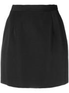 Alessandra Rich High Waisted Mini Skirt - Black