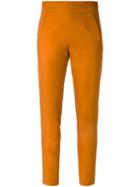 Andrea Marques Skinny Trousers, Women's, Size: 38, Orange, Cotton/spandex/elastane