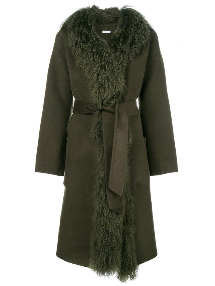 P.a.r.o.s.h. Belted Robe - Green