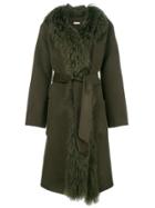 P.a.r.o.s.h. Belted Robe - Green