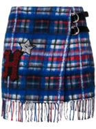 Hilfiger Collection Patch Checked Skirt - Blue