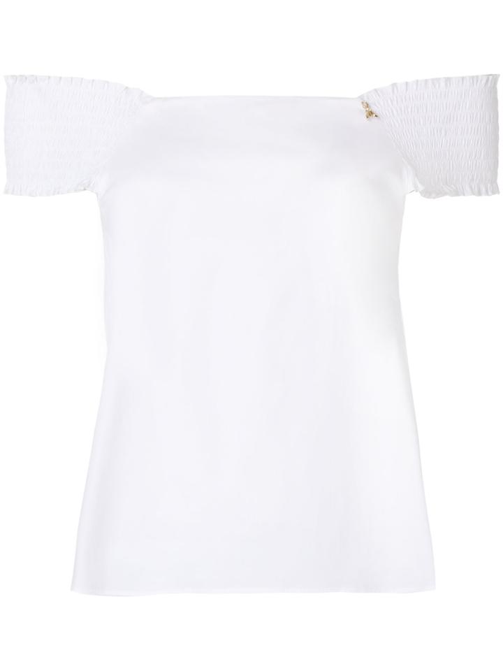 Patrizia Pepe Off-the-shoulder Blouse - White