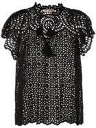 Ulla Johnson Lace Cut Out Top - Black