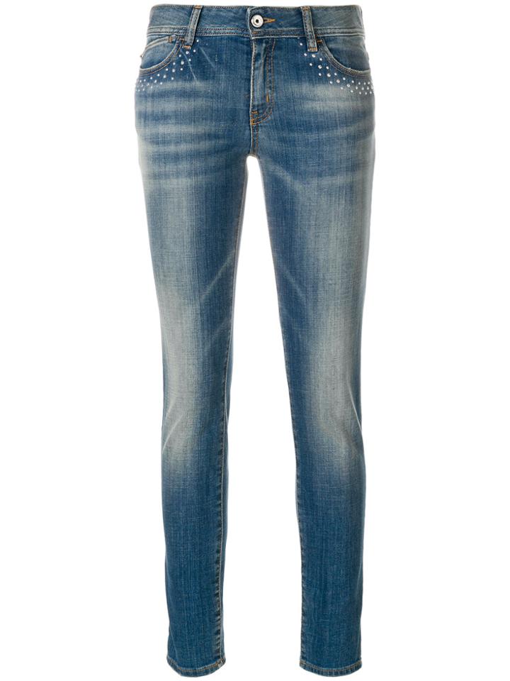Just Cavalli Bead Detail Jeans - Blue
