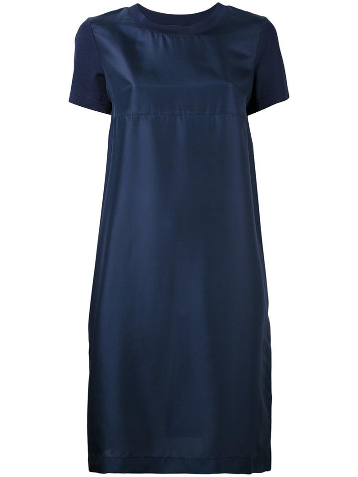 Twin-set - Long Blouse - Women - Silk/cotton - S, Blue, Silk/cotton