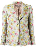 Maurizio Pecoraro - Floral Blazer - Women - Polyester/viscose - 42, Women's, Polyester/viscose