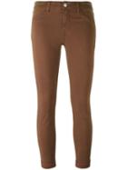 J Brand Cropped Jeans, Women's, Size: 24, Brown, Cotton/spandex/elastane/lyocell