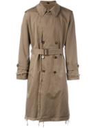 Maison Margiela Classic Trench Coat, Men's, Size: 50, Brown, Cotton/polyester
