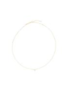 Zoë Chicco 14kt Yellow Gold Single Diamond Chain Necklace