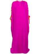 Emilio Pucci Lace-up Sleeves Kaftan Dress - Pink