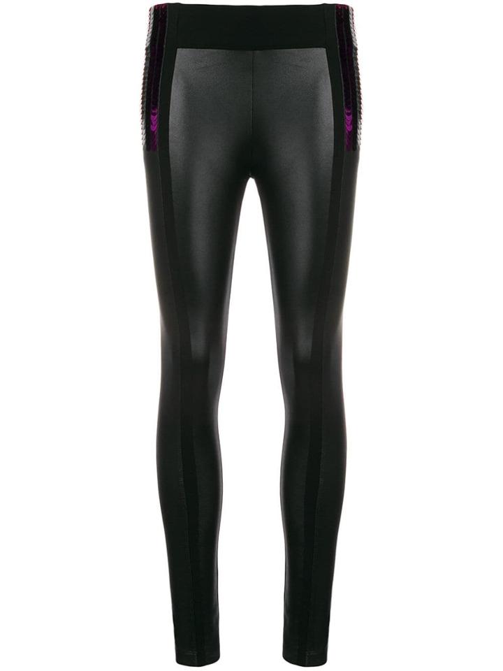 No Ka' Oi Performance Leggings With Sequins - Black