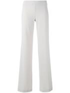 D.exterior Flared Trousers - Nude & Neutrals