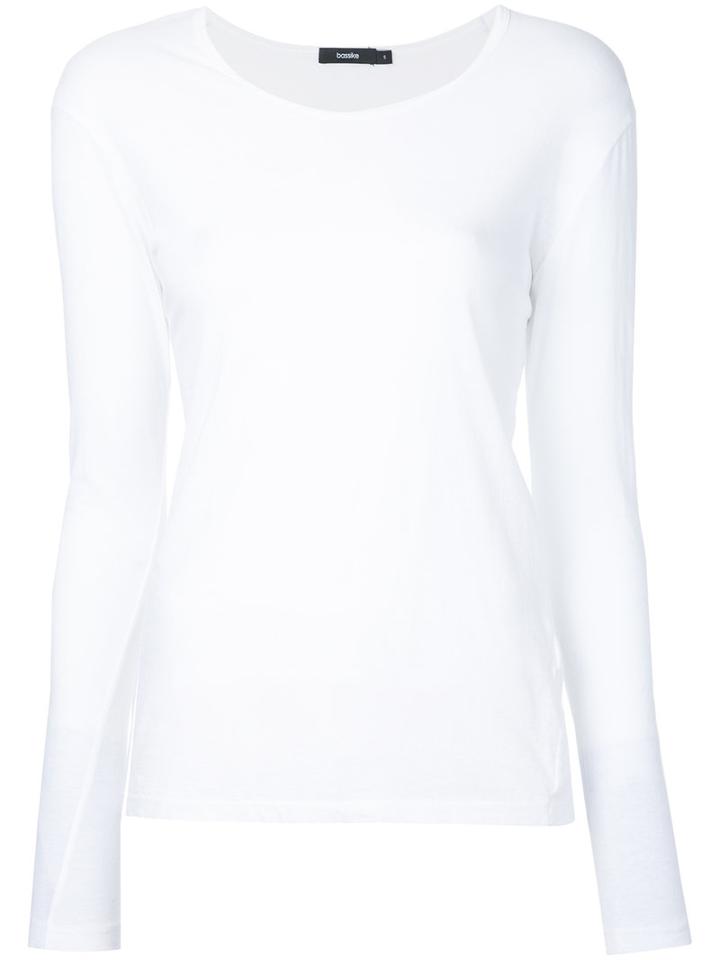 Bassike - Fitted Top - Women - Cotton - S, White, Cotton