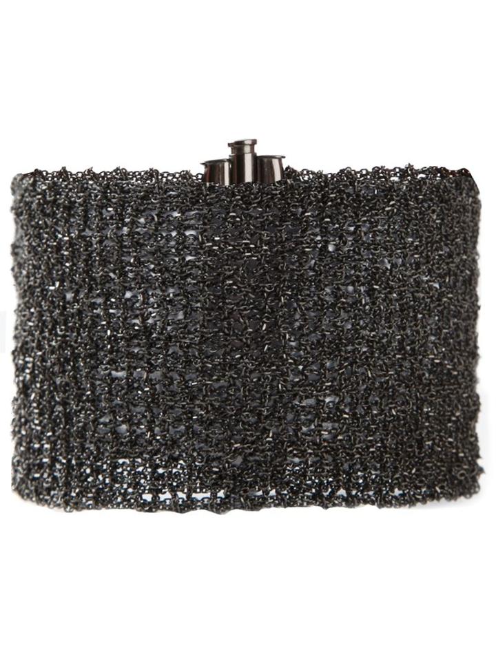 Christian Koban Woven Cuff, Women's, Black