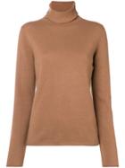 Hemisphere Cashmere Turtleneck Sweater - Brown