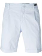 Pt01 Japan Douville Shorts, Men's, Size: 46, Blue, Cotton/linen/flax/spandex/elastane