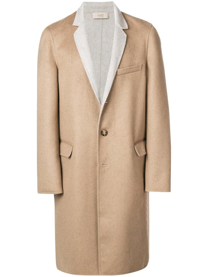 Maison Flaneur Reversible Coat - Nude & Neutrals