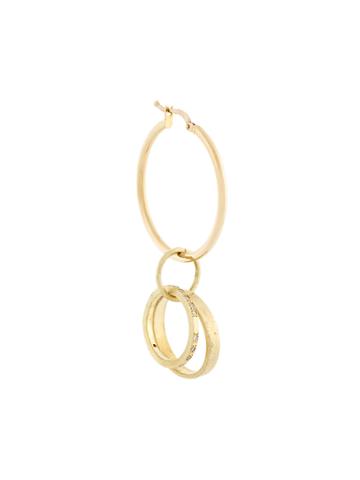 Lara Melchior 24kt Gold And Diamond Bo Iii Earring - Metallic