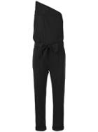 Paige One Shoulder Jumpsuit - Black
