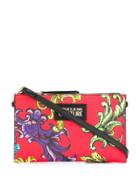 Versace Jeans Couture Baroque-print Clutch - Red