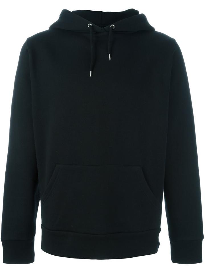 Hood By Air Printed Hoodie Sweatshirt, Men's, Size: Medium, Black, Cotton
